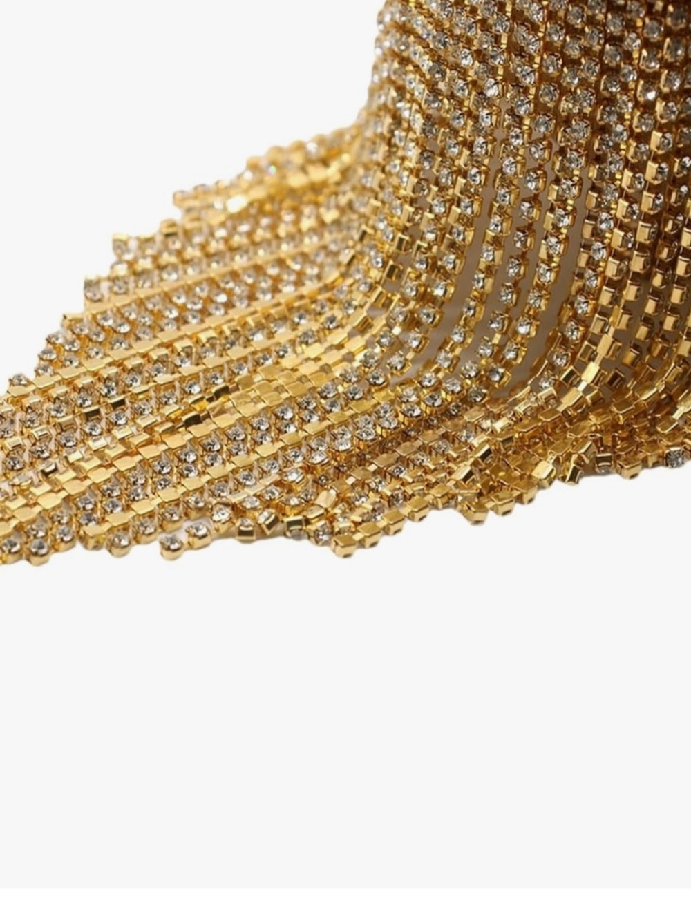 NWT Sparkling Bling Swarovski Crystal Rhinestone Round Ball Purse Tassels - Picture 11 of 14